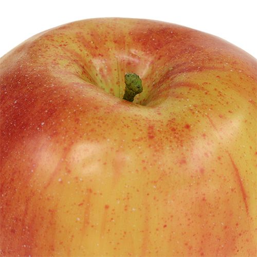 Floristik24 Decoratieve appel Ø10cm rood geel 3st