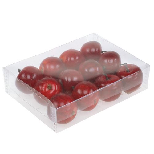 Artikel Decoratief appelrood glanzend 4,5cm 12 st