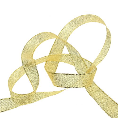 Artikel Decoratief lint goud 6mm 22,5m