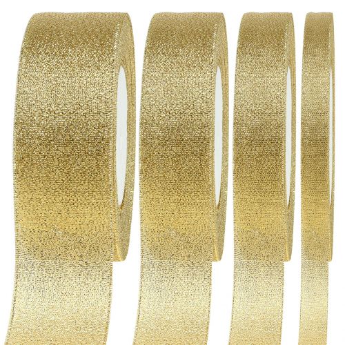 Decoratief lint goud diverse breedtes 22,5m