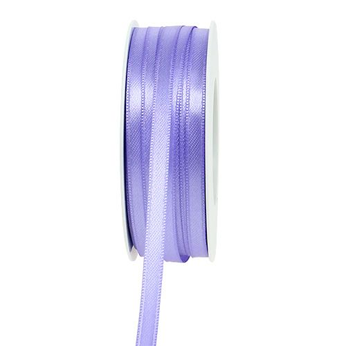 Decoratief lint lichtpaars satijnen lint cadeaulint 6mm 50m