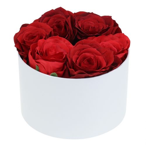 Floristik24 Bloembak Bloembak wit rond Ø14cm - Ø16cm 2st