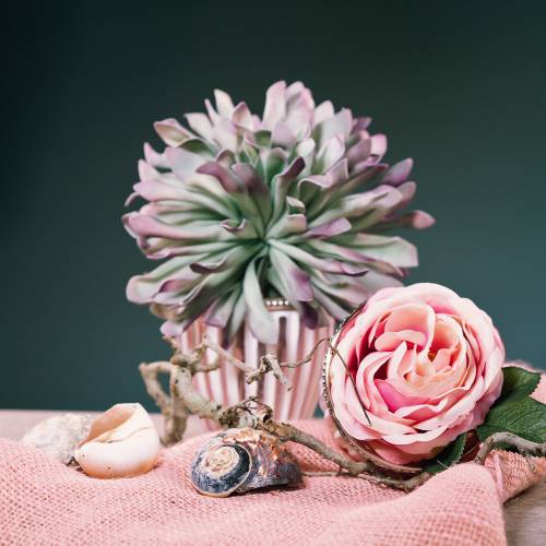 Floristik24 Decoratieve bloementak schuim groen 70cm