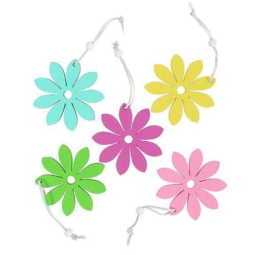 Floristik24 Decoratieve bloemen om op te hangen Ø8cm 20st