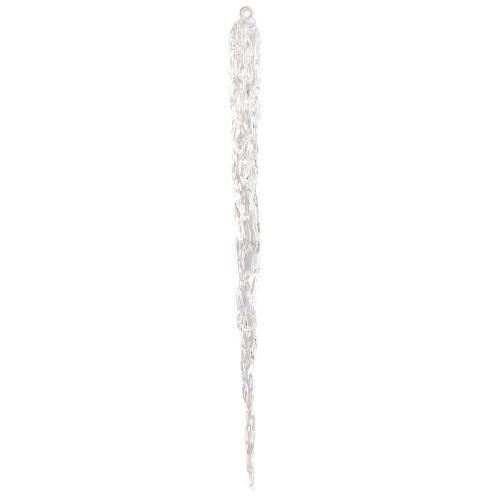 Floristik24 Decoratieve ijspegels voor het ophangen van winterdecoratie helder 28,5cm 3 stuks