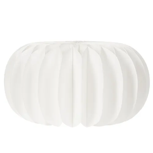 Honingraat papieren ring in de vorm van een pompoen, groot formaat, voor gedroogde bloemen en herfstdecoratie, 24 cm, 4 stuks | Floristik24.nl