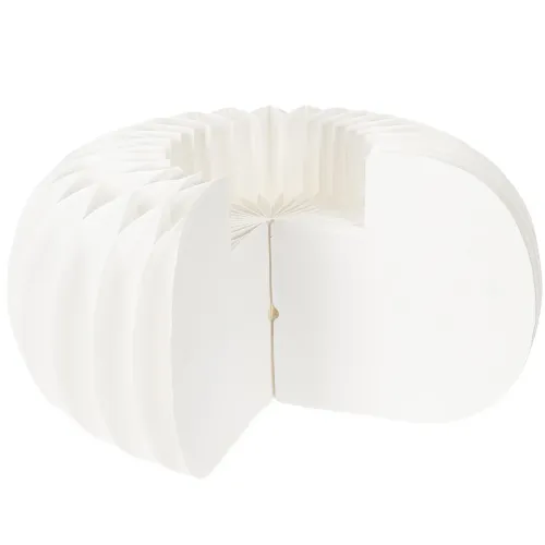 Honingraat papieren ring in de vorm van een pompoen, groot formaat, voor gedroogde bloemen en herfstdecoratie, 24 cm, 4 stuks | Floristik24.nl