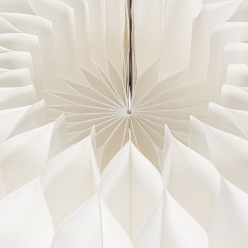 Papieren decoratieve bal, moderne pompoenversiering, honingraatpapier, 34 cm, 2 stuks | Floristik24.nl