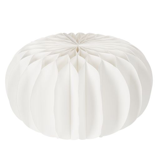 Papieren decoratieve bal, moderne pompoenversiering, honingraatpapier, 34 cm, 2 stuks | Floristik24.nl