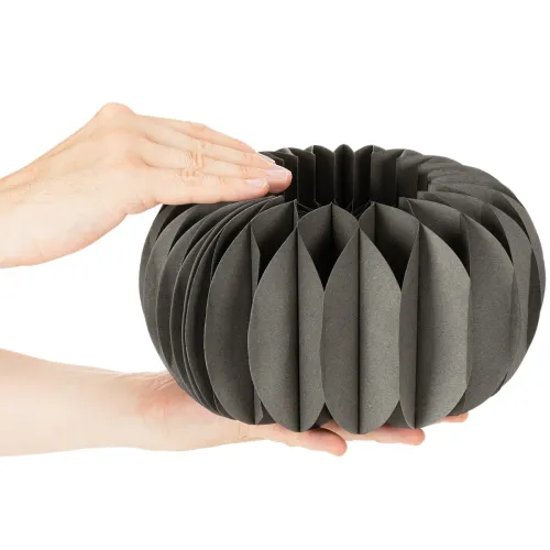 Honingraat papieren pompoen decoratie ring 24cm 4 stuks | Floristik24.nl