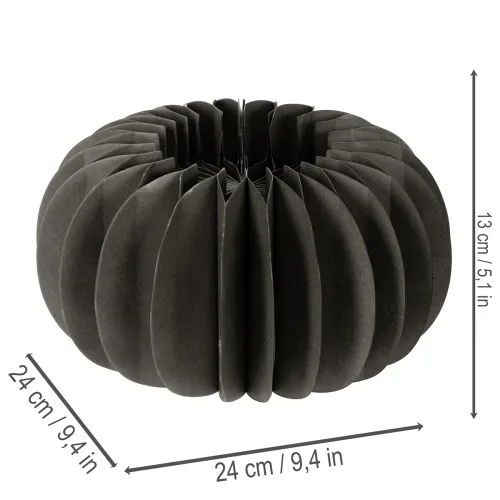 Honingraat papieren pompoen decoratie ring 24cm 4 stuks | Floristik24.nl