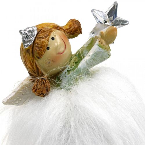 Floristik24 Deco engel Kerstengel engelfiguur met ster H12cm 2st