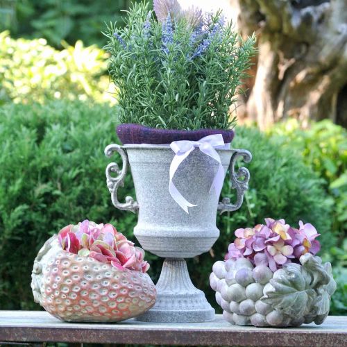 Artikel Decoratieve aardbei, plantenpot, betonnen decoratie voor opplant L17cm