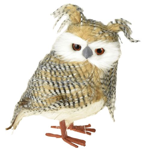Artikel Decoratieve uil, herfst, bosdier, winterdecoratie H27cm
