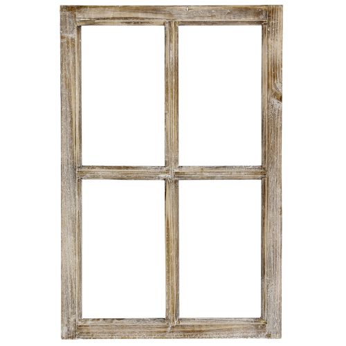 Floristik24 Decoratief raamkozijn houten decoratie rustiek bruin 40×60cm