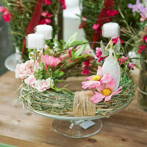 Floristik24 Decoratiefiguur elf wit 12cm 2st