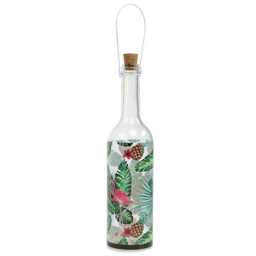 Artikel Decoratieve fles LED flamingo 37,5cm warm wit 2st