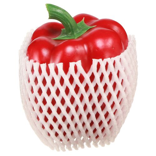 Artikel Decoratieve groentepaprika rode voerdummy H10cm