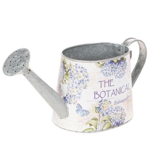 Decoratieve gieter met hortensiamotief, metaal, vintage stijl, 30x11x14,5 cm kopen | Floristik24.nl