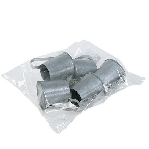 Floristik24 Decoratieve gieter zink 8cm 5st