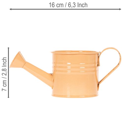 Decoratieve gieterplantenbakset, metaal, 8-delig, veelkleurig, 16,5x7 cm - Ideale plantenbakken voor balkon en keuken | Floristik24.nl