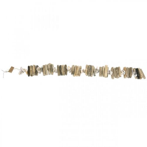 Artikel Deco slinger schelpen en drijfhout 90cm