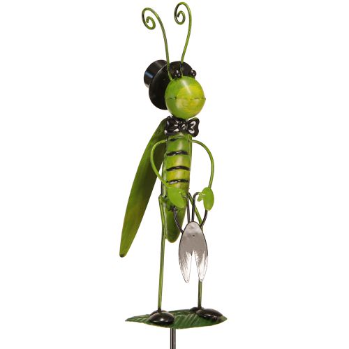 Artikel Decoratie Sprinkhaan op Stok Tuindecoratie Metaal Assorti 77cm 2st