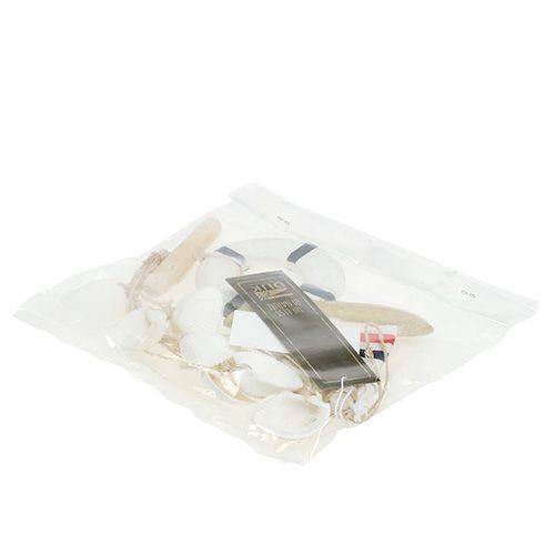 Floristik24 Decoratieve hangboot, schelpen L42cm