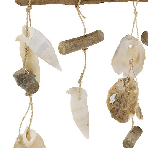 Artikel Decoratieve hanger met schelpen 19,5 cm x 41 cm