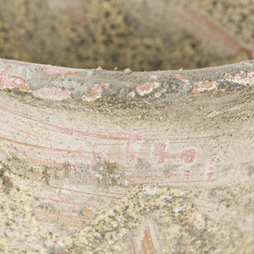Artikel Decoratieve hars pot plantenbak klei terracotta Ø17cm H11cm 2st