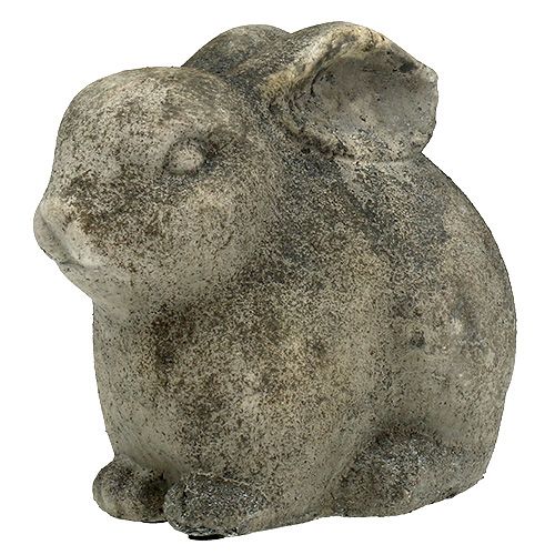 Floristik24 Decoratieve konijntjes grijze toon 17cm x 12cm x 15cm