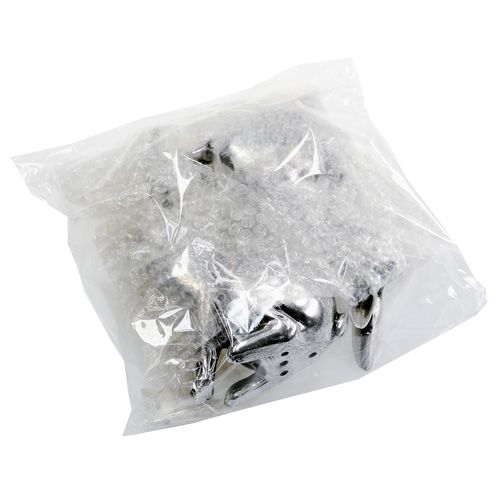 Floristik24 Decoratieve konijnen zilver 15cm 2st