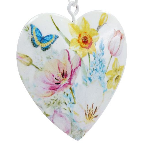 Floristik24 Decoratieve harten met motieven 5,5 cm 8 stks