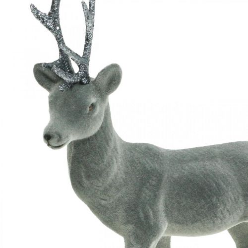 Artikel Decoratief hert decoratiefiguur decoratief rendier antraciet H28cm