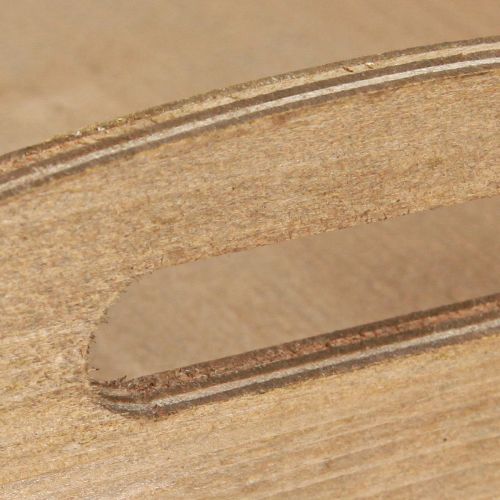 Artikel Decoratief houten dienblad langwerpig FSC in naturel 58cmx28cmx6cm