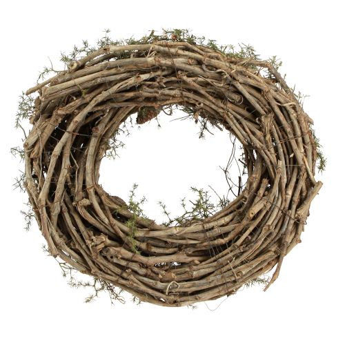 Artikel Decoratieve kranstakken en cederkegels naturel houten krans Ø40cm