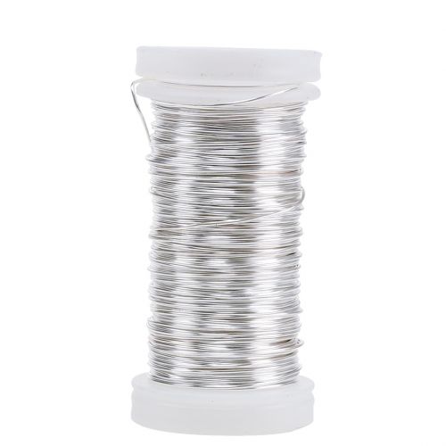 Artikel Decoratief geëmailleerd draad zilver Ø0,50mm 50m 100g