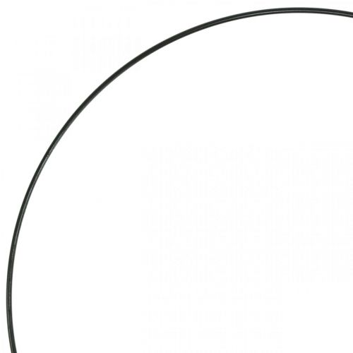 Artikel Deco metalen ring decorring Scandi ring zwart Ø30,5cm 6st