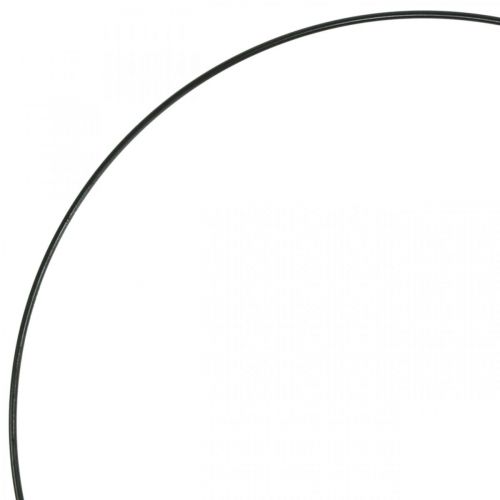 Artikel Decoratieve metalen ring decoratieve ring Scandi ring zwart Ø30,5cm 6 st