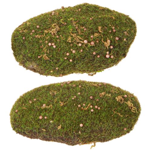Floristik24 Decoratief mos kunstmos spons mos bal 14cm 2st