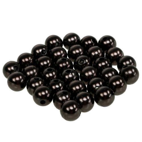 Floristik24 Decoratieve kralen bruin Ø10mm 115 st
