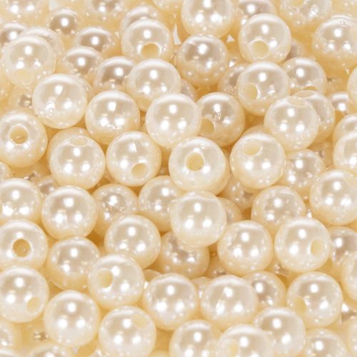Decoratieve champagnekleurige parels Ø8mm 250 stuks | Floristik24.nl