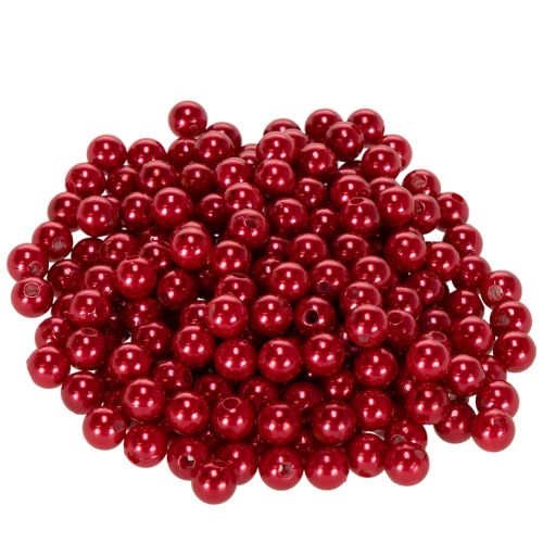 Decoratieve kralen, rood, Ø8mm, 250 stuks kopen | Floristik24.nl