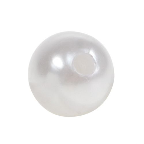 Artikel Decoratieve kralen wit Ø10mm 115 st