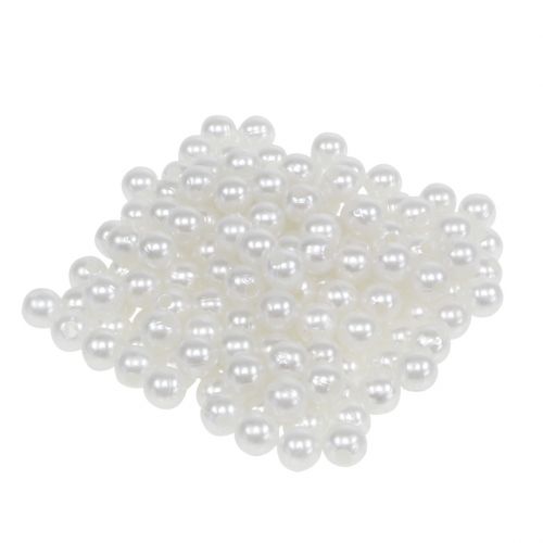 Floristik24 Decoratieve kralen wit Ø8mm 250 st