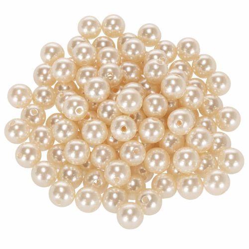 Sierkralen Ø10mm champagne 115 stuks