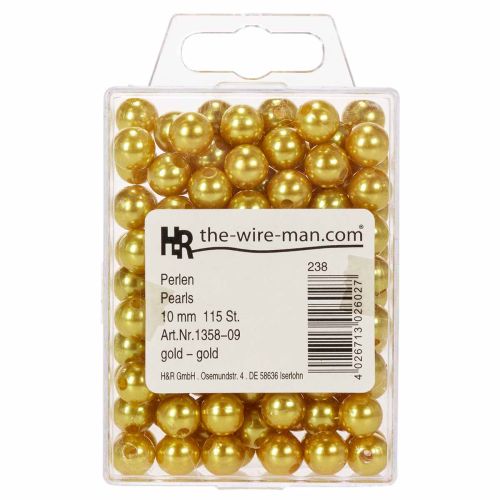 Sierkralen Ø10mm goud 115 st