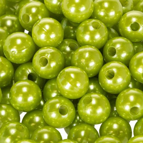 Decoratieve kralen Ø10mm groen 115 stuks | Floristik24.nl