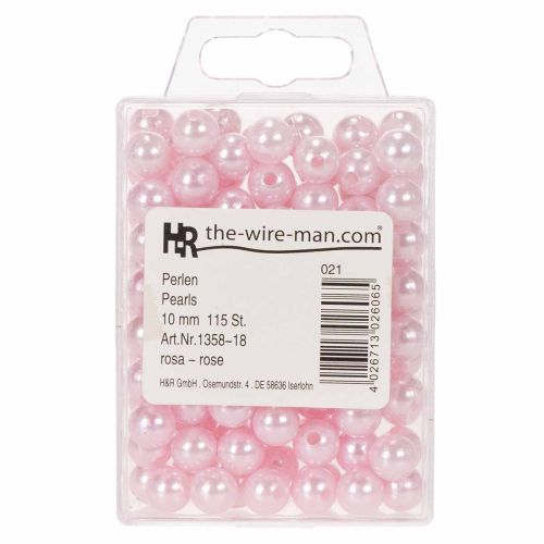 Decoratieve kralen Ø10mm roze