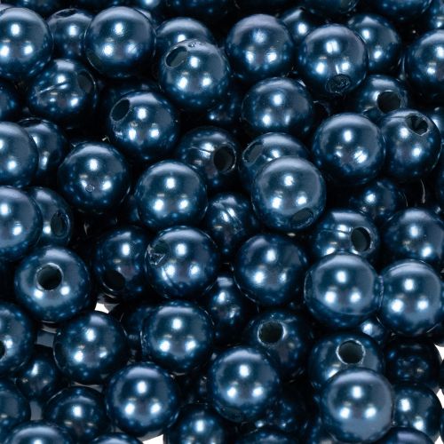 Decoratieve kralen Ø8mm blauw 250 stuks | Floristik24.nl